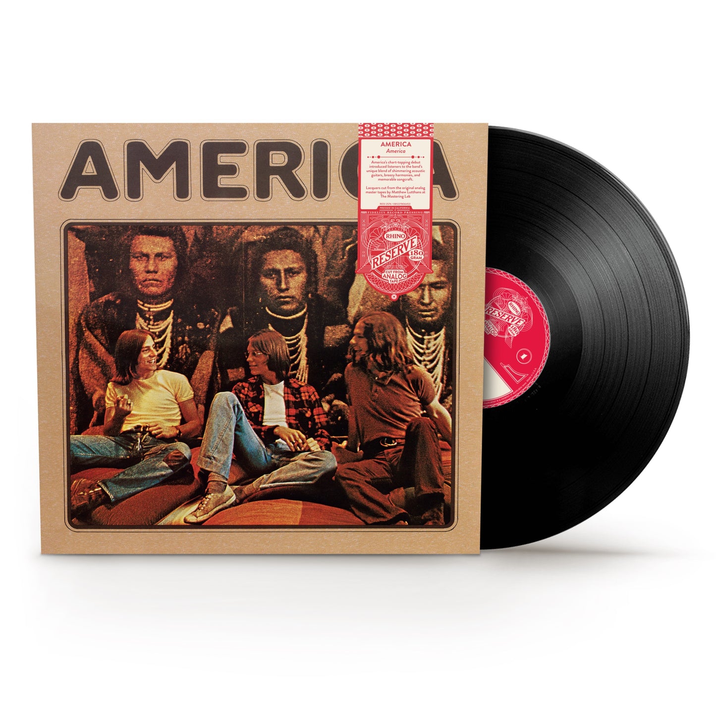 America - America (SYEOR 2026, Rhino Reserve, Black LP Vinyl) UPC: 81227806453