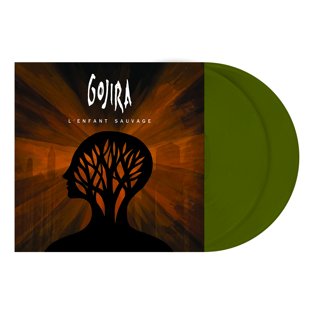Gojira - L'Enfant Sauvage (2LP Forest Green Vinyl) UPC: 75678603433