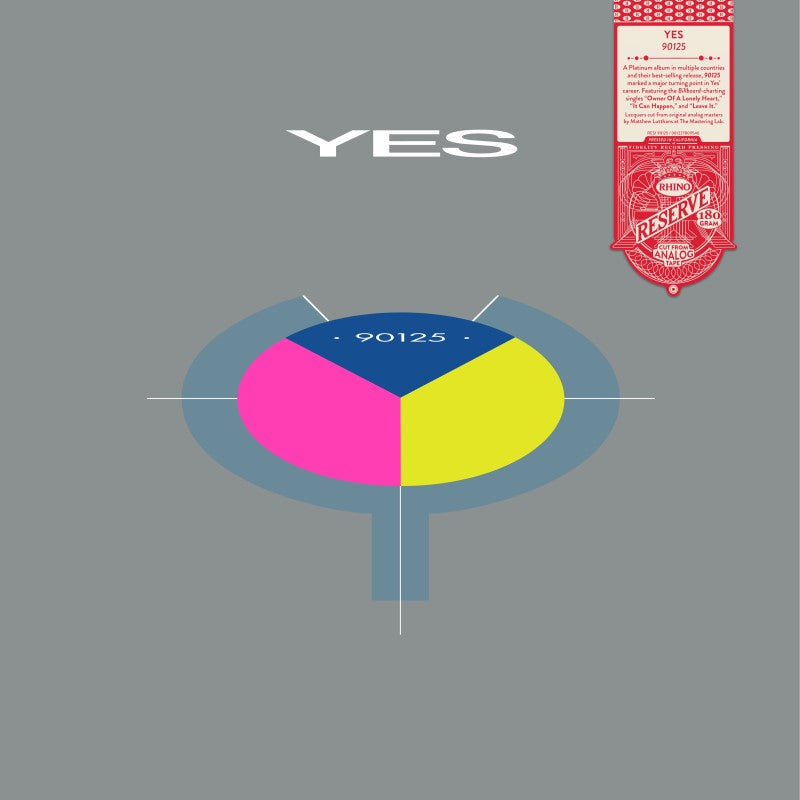 Yes - 90125 (Rocktober 2025, Rhino Reserve, LP Vinyl) UPC: 081227809546