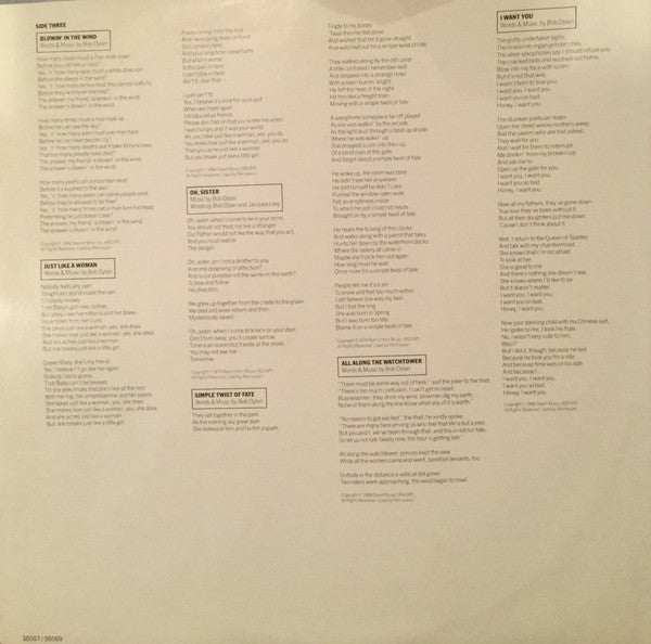 Bob Dylan : Bob Dylan At Budokan (LP,Album,Stereo)