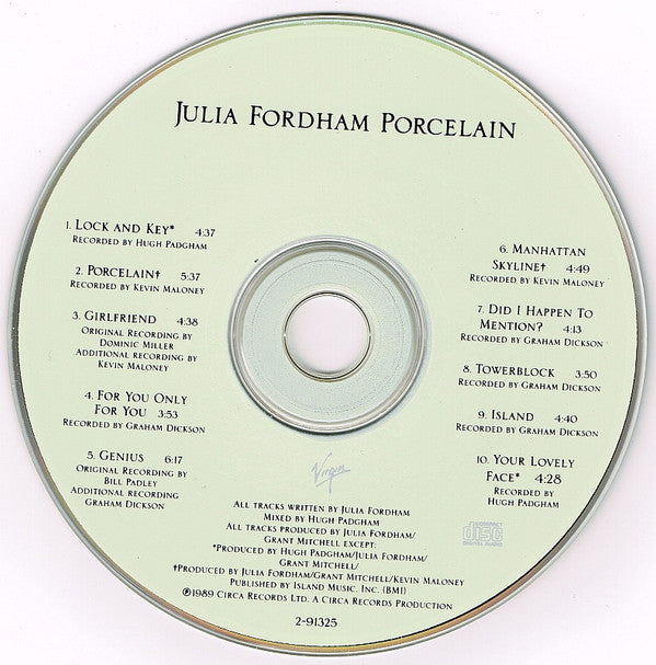 Julia Fordham : Porcelain (Album)