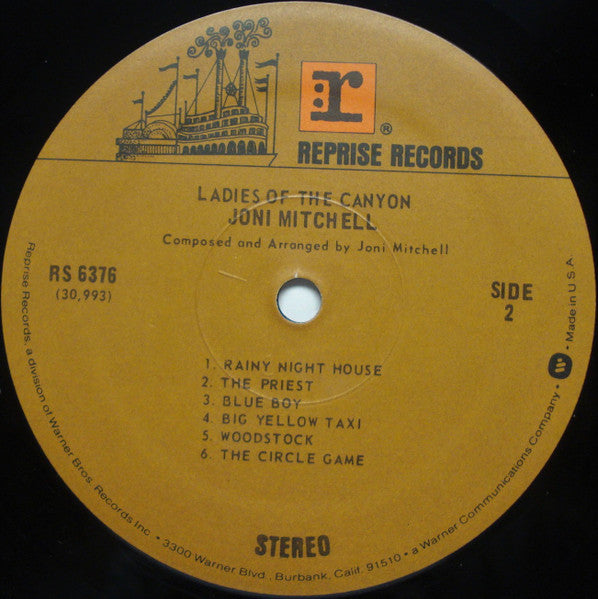Joni Mitchell : Ladies Of The Canyon (LP,Album,Reissue,Stereo)