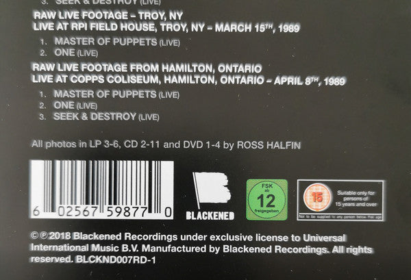 Metallica : ...And Justice For All (Deluxe Edition,Limited Edition,Numbered)