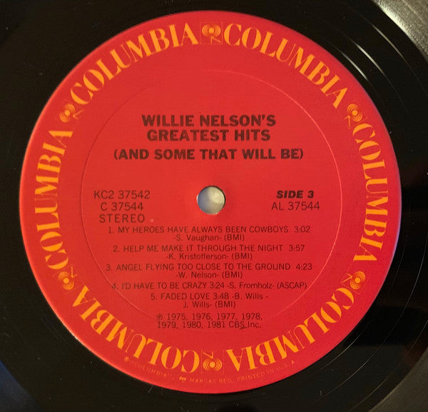 Willie Nelson : Greatest Hits (& Some That Will Be) (LP,Album,Compilation)