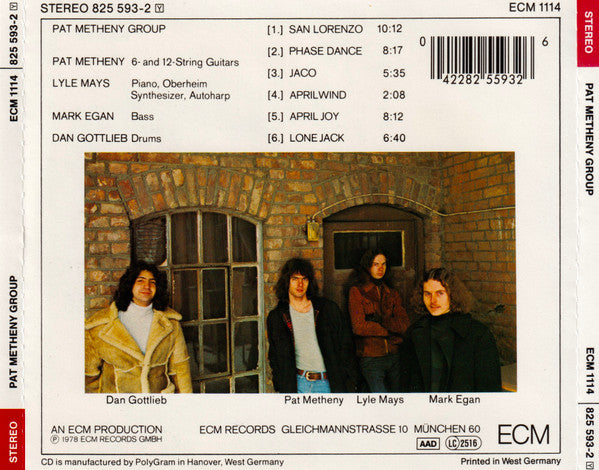 Pat Metheny Group : Pat Metheny Group (Album,Reissue)