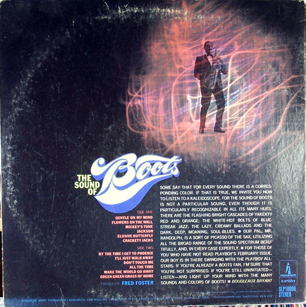 Boots Randolph : The Sound Of Boots (LP,Album,Stereo)