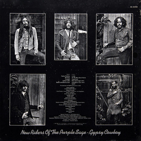 New Riders Of The Purple Sage : Gypsy Cowboy (LP,Album)