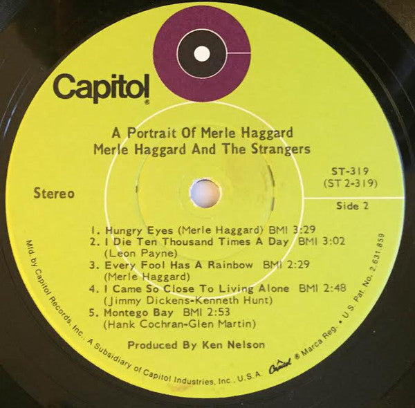 Merle Haggard With Strangers (5), The : A Portrait Of Merle Haggard (LP)
