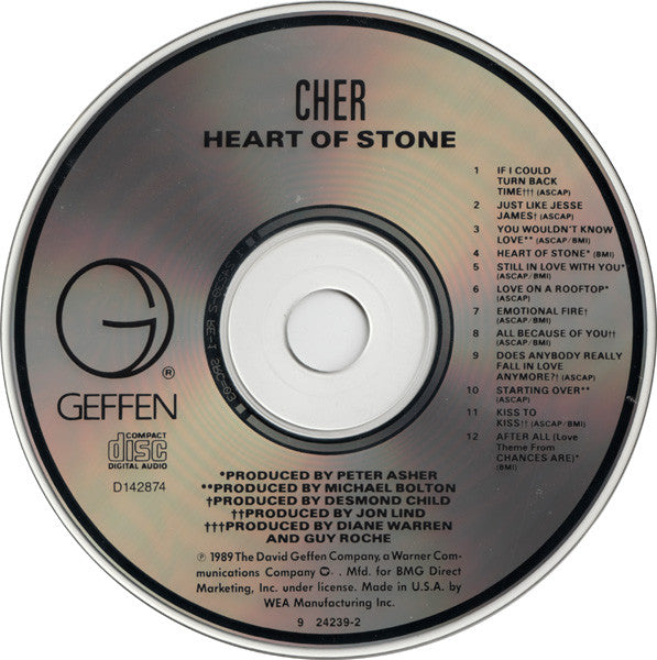 Cher : Heart Of Stone (Album,Club Edition,Reissue)
