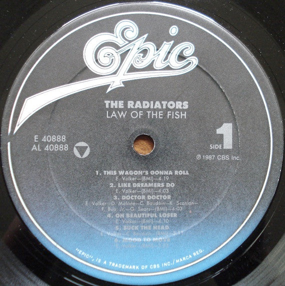 Radiators, The : Law Of The Fish (LP,Album)