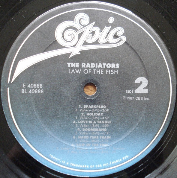 Radiators, The : Law Of The Fish (LP,Album)