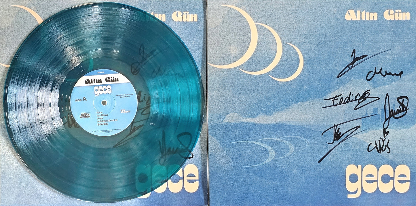 Altin Gün - Gece (Signed Summer Sky Wave Blue LP Vinyl)