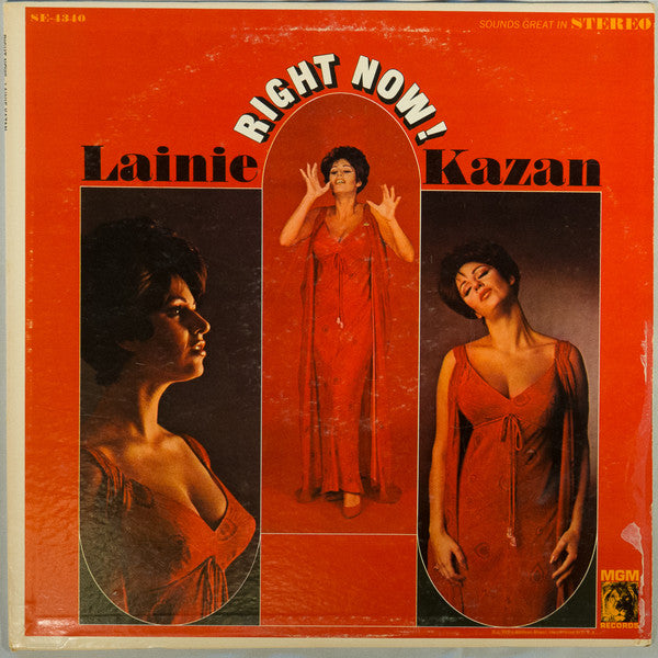Lainie Kazan : Right Now! (LP,Album,Club Edition,Stereo)
