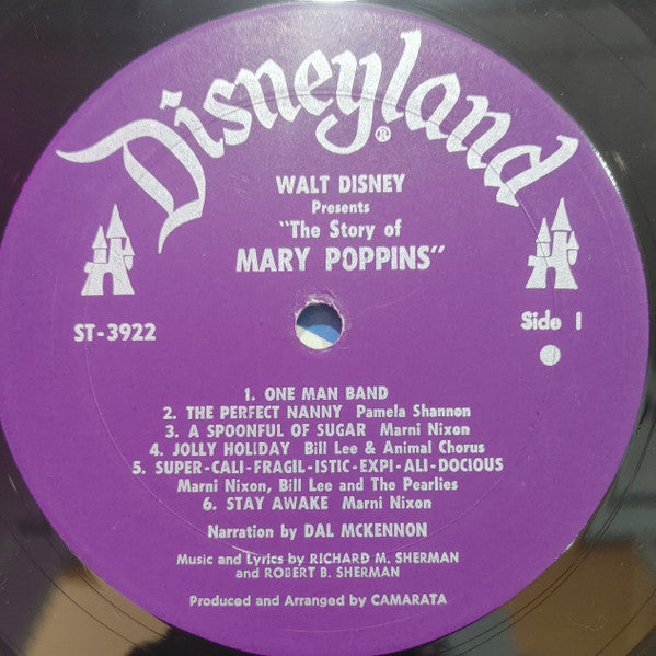 Various : The Story And Songs From Walt Disney's Mary Poppins (LP,Album,Repress)