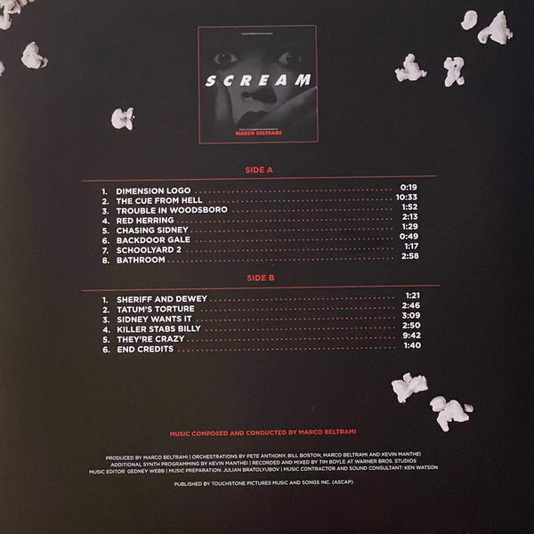 Marco Beltrami : Scream (Original Motion Picture Soundtracks) (LP,Album,Reissue)