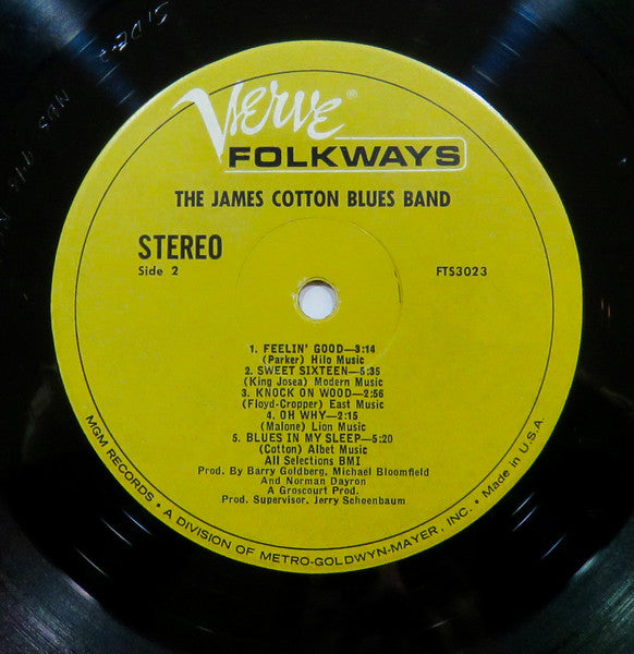 James Cotton Blues Band, The : The James Cotton Blues Band (LP,Album,Stereo)