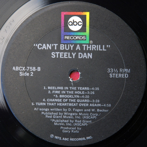 Steely Dan : Can't Buy A Thrill (LP,Album)