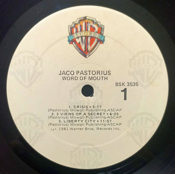 Jaco Pastorius : Word Of Mouth (LP,Album)
