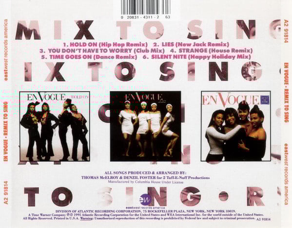 En Vogue : Remix To Sing (Compilation,Club Edition)