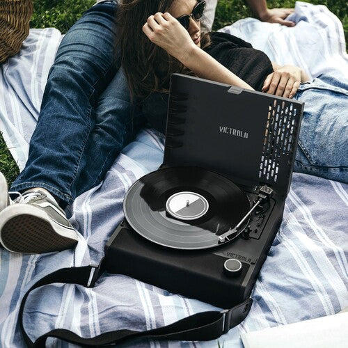 Victrola VSC-750SB-BLK Revolution GO Bluetooth Portable Record Player UPC: 810033110771
