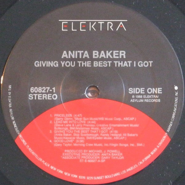 Anita Baker : Giving You The Best That I Got (LP,Album)