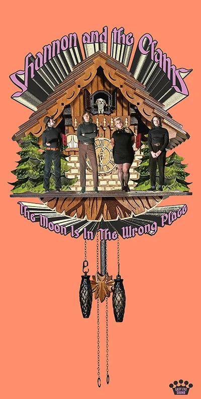 Shannon & The Clams - The Moon Is In The Wrong Place (Indie Exclusive, Blue w/ Neon Pink + Black Splatter LP Vinyl)