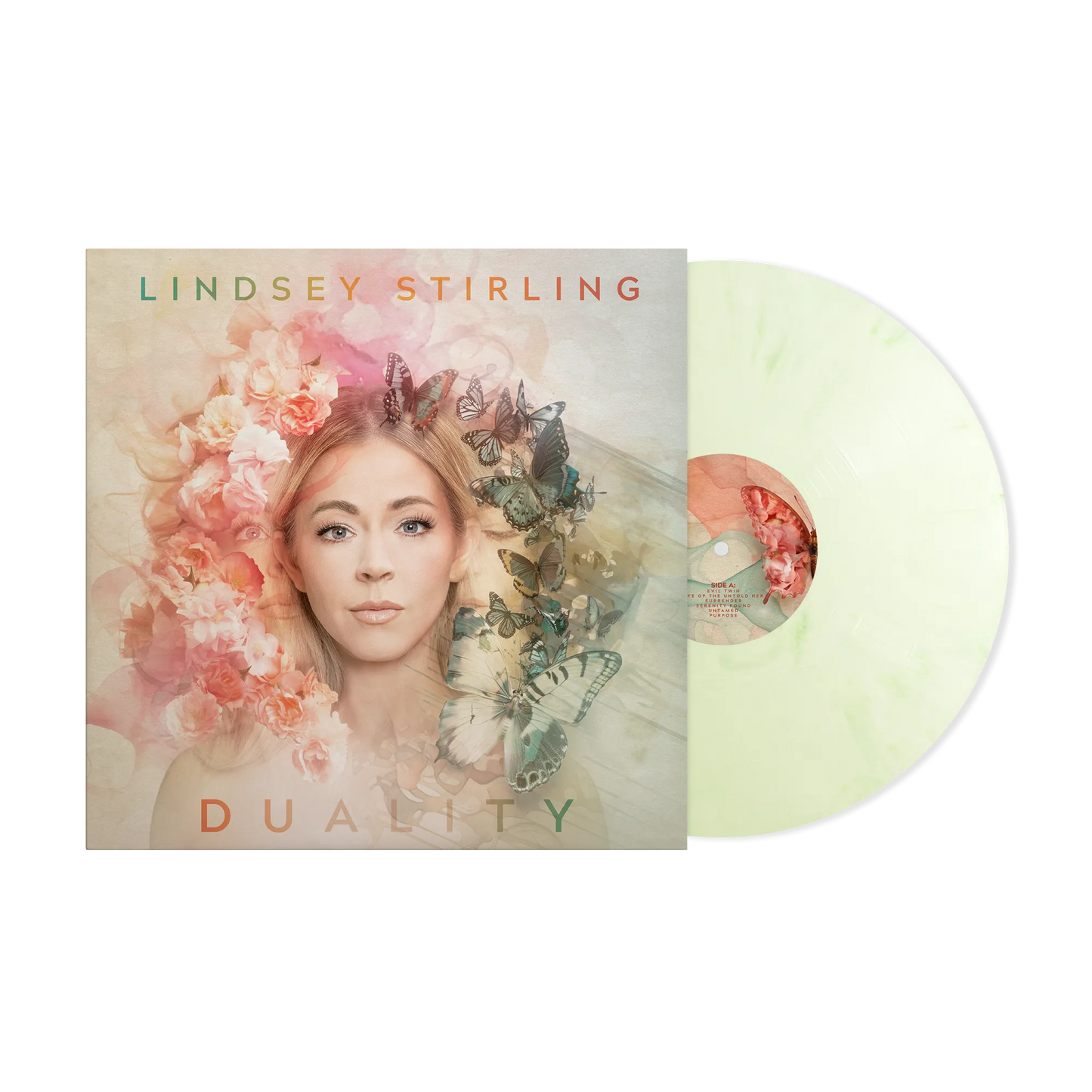 Lindsey Stirling - Duality (Indie Exclusive, Butterfly Green LP Vinyl) UPC: 888072604049