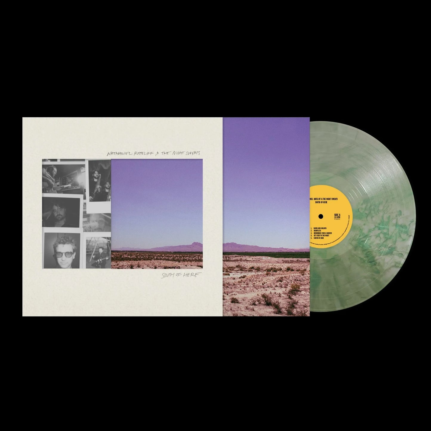 Nathaniel Rateliff & the Night Sweats - South Of Here (Indie Exclusive, Iridescent Green LP Vinyl) UPC: 888072617131