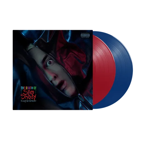 Eminem - The Death of Slim Shady (Coup de Grace) (2LP Red & Blue Opaque Vinyl) UPC: 602468081425