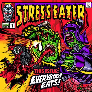 Stress Eater - Everybody Eats! (RSD Black Friday 2024, 2LP Clear Red Wave Vinyl) UPC: 706091206610