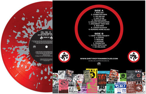 D.R.I. - Greatest Hits (Red/Silver Splatter LP Vinyl) UPC: 889466327513