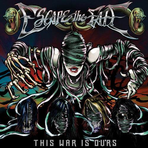 Escape the Fate - This War Is Ours (Anniversary Edition, White with Red & Green Splatter LP Vinyl) UPC: 045778692682