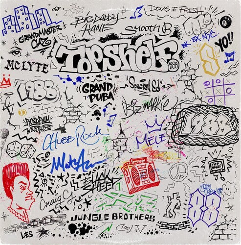 Various Artists - Top Shelf 1988 (RSD 2024, Transparent White Marble LP Vinyl) UPC: 711574956012