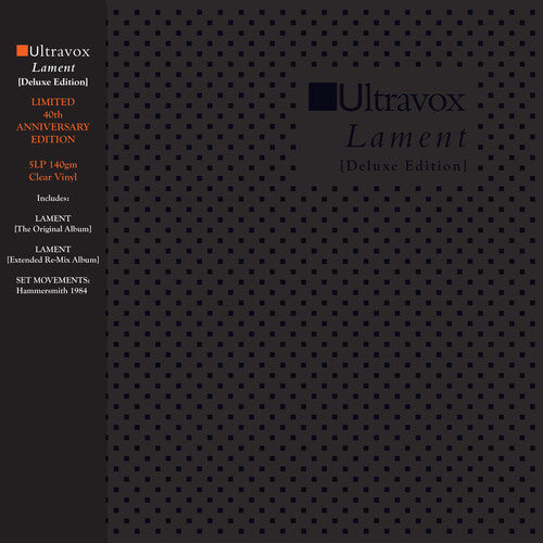 Ultravox - Lament (Deluxe Limited 40th Anniversary Edition, 5LP Vinyl Boxset) UPC: 840401700013