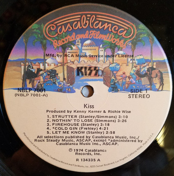 Kiss : Kiss (LP,Album,Club Edition)