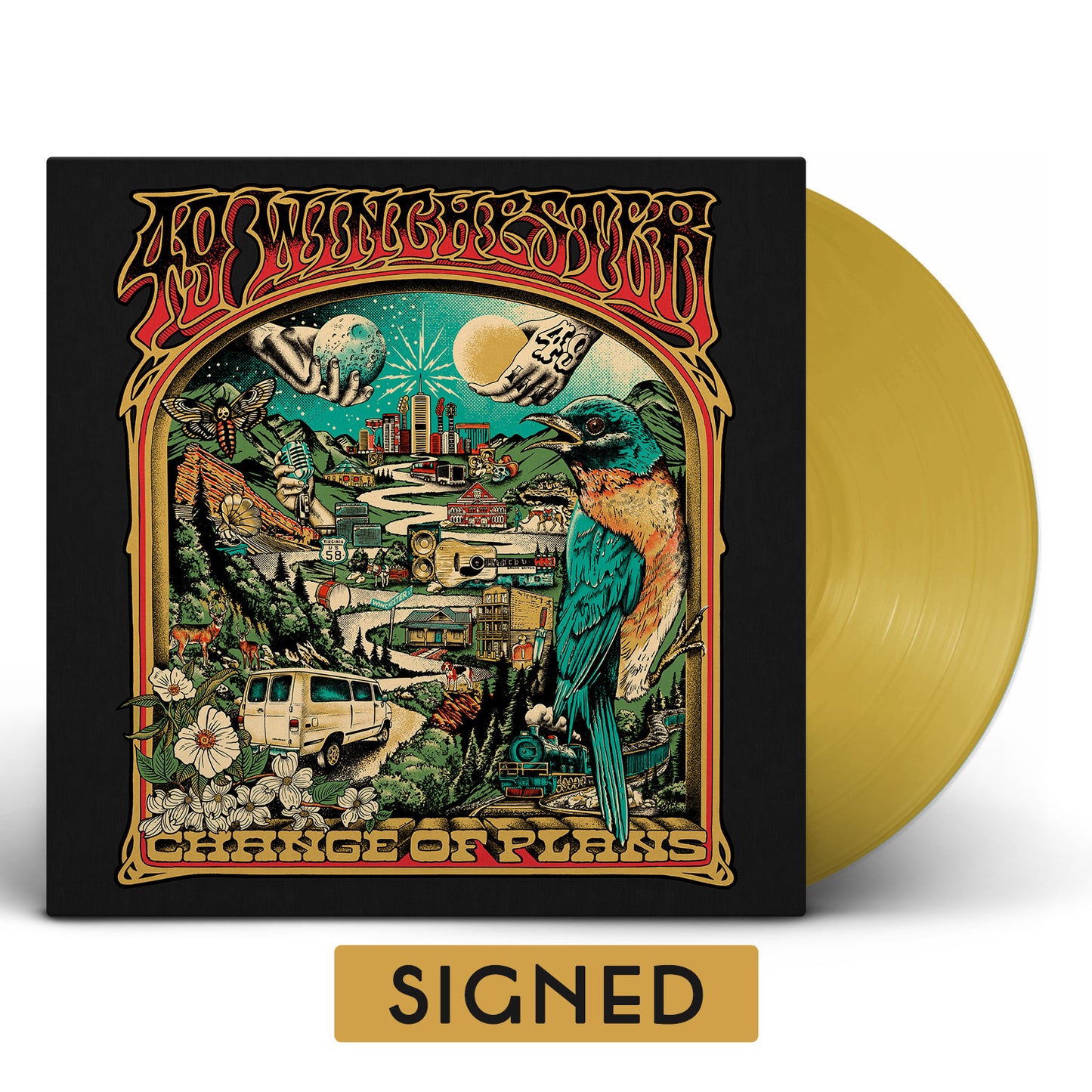 49 Winchester - Change of Plans (Indie Exclusive, Gold LP Vinyl, Signed) UPC: 607396662104
