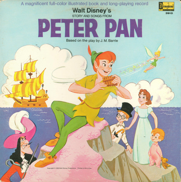 Ginny Tyler : Story And Songs From Peter Pan (LP,Album,Reissue,Repress,Mono)