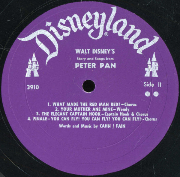 Ginny Tyler : Story And Songs From Peter Pan (LP,Album,Reissue,Repress,Mono)