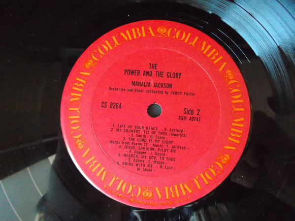 Mahalia Jackson With Orchestra And Choir Conducted By Percy Faith : The Power And The Glory (LP,Album,Stereo,Reissue)