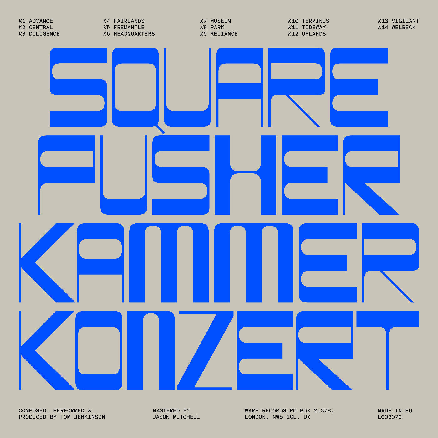 Squarepusher - Kammerkonzert (CD) UPC: 5056818806056