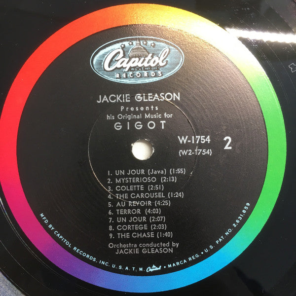Jackie Gleason : Original Music For "Gigot" (LP,Album,Mono)