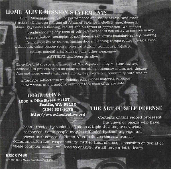 Various : Home Alive - The Art Of Self Defense (Compilation)