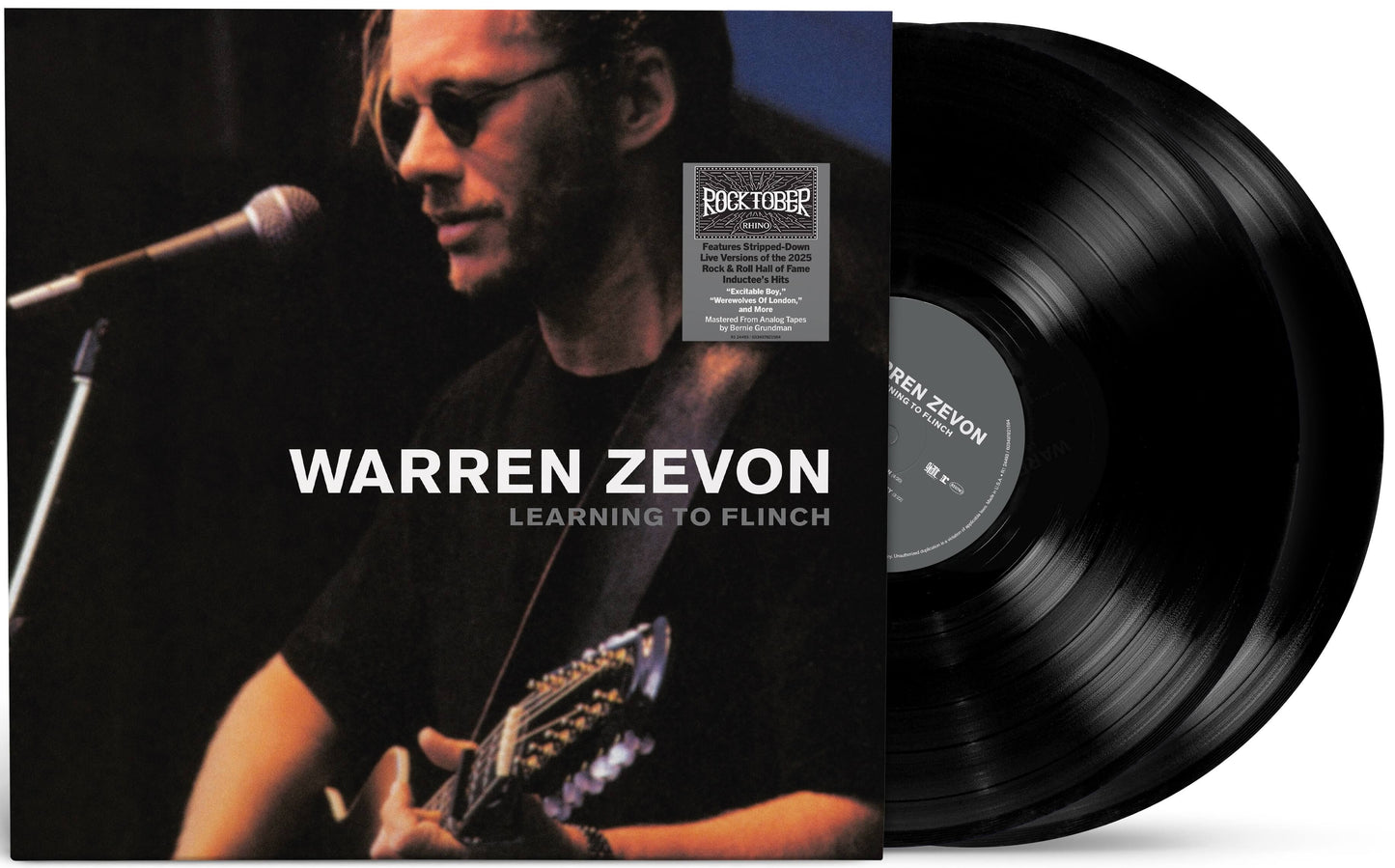 Warren Zevon - Learning to Flinch (Live) (Rocktober 2025, 2LP Vinyl) UPC: 603497821594