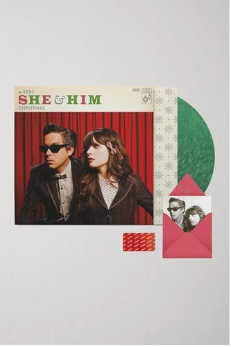 She & Him - A Very She & Him Christmas (Green LP Vinyl) UPC: 673855042442