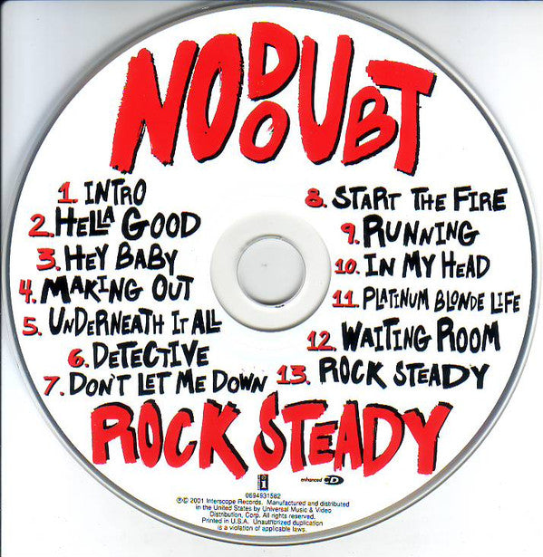 Buy No Doubt : Rock Steady (Album,Enhanced,Reissue) now Buy No Doubt : Rock Steady (Album,Enhanced,Reissue) now