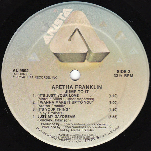 Aretha Franklin : Jump To It (LP,Album)