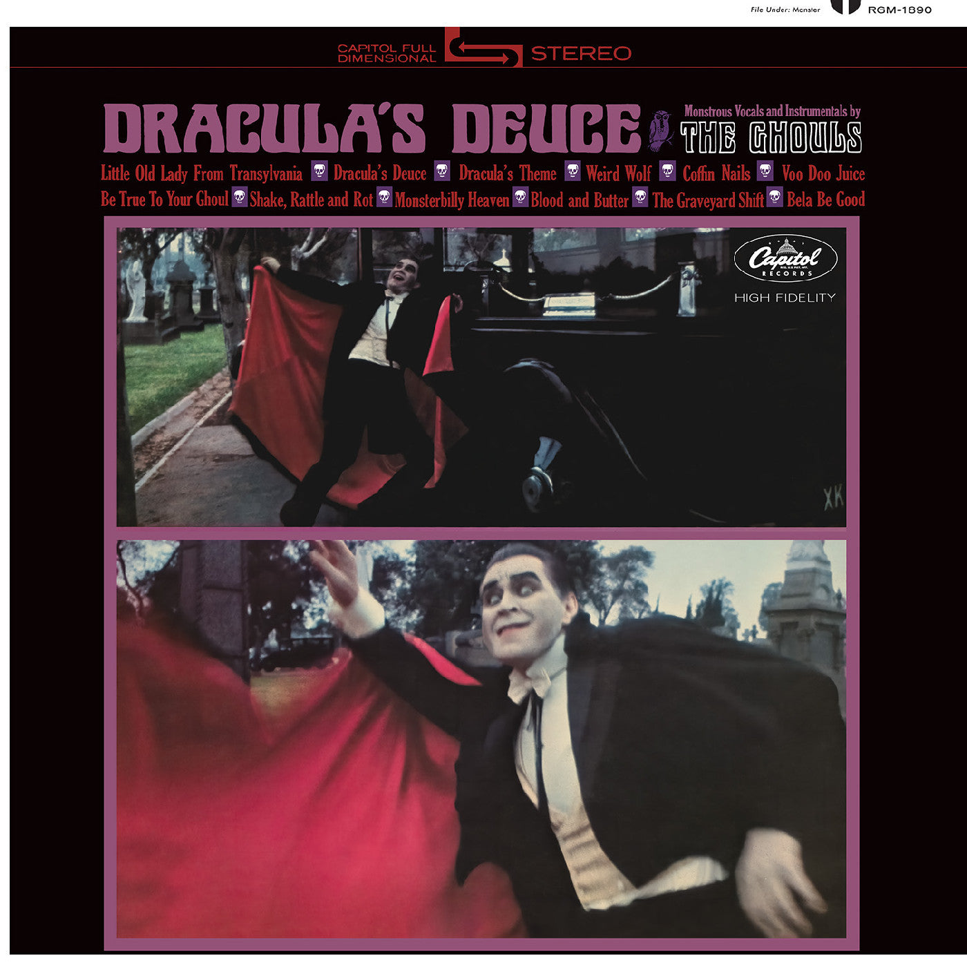 The Ghouls - Dracula's Deuce (Orange Smoke LP Vinyl) UPC: 848064018902