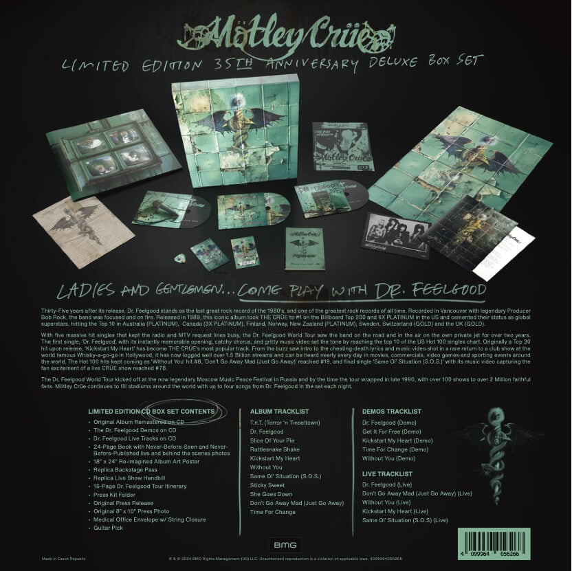Mötley Crüe - Dr. Feelgood (Deluxe Edition, 3CDs Box Set)
