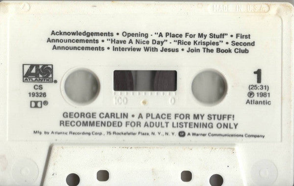 George Carlin : A Place For My Stuff ()