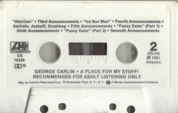 George Carlin : A Place For My Stuff ()
